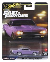 Hot Wheels Fast & Furious 1966 Chevy Impala για 3+ Ετών