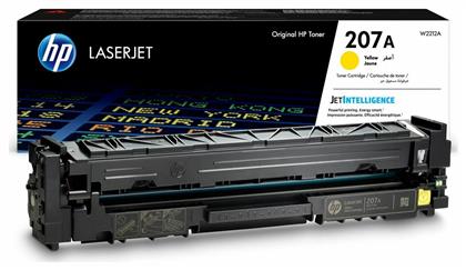 HP 207A Γνήσιο Toner Laser Εκτυπωτή Κίτρινο 1250 Σελίδων (W2212A)