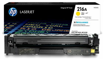 HP 216A Γνήσιο Toner Laser Εκτυπωτή Κίτρινο 850 Σελίδων (W2412A)