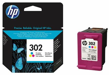 HP 302 Γνήσιο Μελάνι Εκτυπωτή InkJet Πολλαπλό (Color) (F6U65AE) από το e-shop