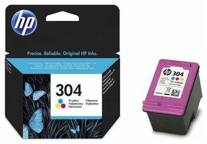 HP 304 Γνήσιο Μελάνι Εκτυπωτή InkJet Πολλαπλό (Color) (N9K05AE) από το e-shop