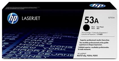 HP 53A Γνήσιο Toner Laser Εκτυπωτή Μαύρο 3000 Σελίδων (Q7553A)