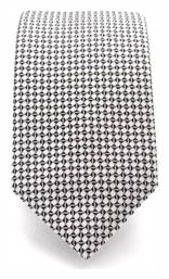 Hugo Ανδρική Γραβάτα με Σχέδια σε Γκρι Χρώμα