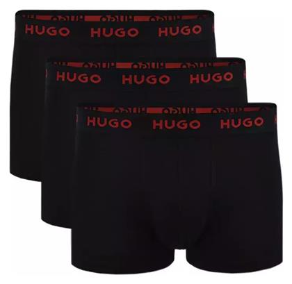 Hugo Boss Ανδρικά Μποξεράκια 3Pack Μαύρα