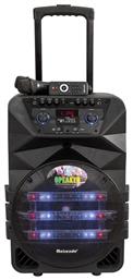 Ηχείο Karaoke με Ασύρματο Μικρόφωνο και Εφέ Φωτισμού Meirende K5-12 σε Μαύρο Χρώμα