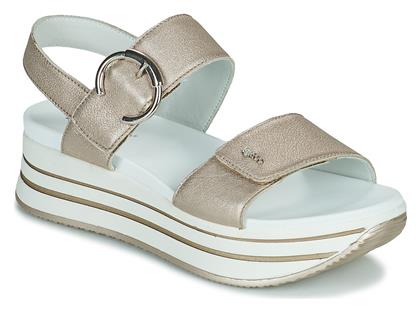 Igi&Co Καλοκαιρινές Γυναικείες Πλατφόρμες Χρυσές