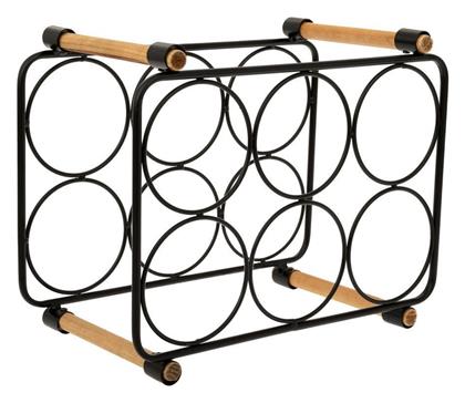 Iliadis Επιδαπέδια Μπουκαλοθήκη Μεταλλική Μαύρη 88186