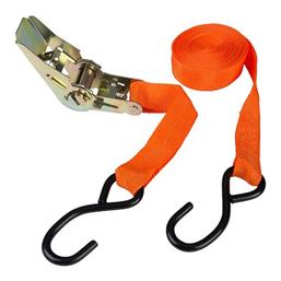 Ιμάντας Αποσκευών Αυτοκινήτου 450x2.5cm με Καστάνια Πορτοκαλί