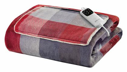 Imetec Adapto Velvet Tartan Ημίδιπλη Ηλεκτρική Κουβέρτα 150W