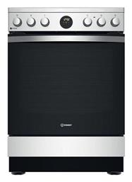 Indesit Ελεύθερη με Κεραμικές Εστίες Inox IS67V8CHX/E