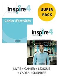 Inspire 4 Super Pack Livre Cahier Lexique Cadeau Surprise