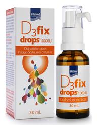 InterMed D3 Fix Drops Βιταμίνη για Ανοσοποιητικό 1000iu 30ml από το Pharm24