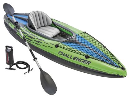 Intex Challenger K1 68305 Φουσκωτό Kayak Θαλάσσης 1 Ατόμου Πολύχρωμο από το Esmarket