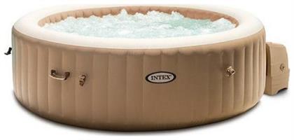 Intex Pure Spa Bubble Massage Πισίνα PVC Φουσκωτή Υδρομασάζ 196x196εκ.