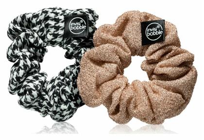 Invisibobble British Royal Sprunchie Duo Scrunchy Μαλλιών Χρυσό