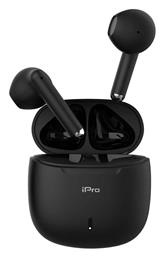 iPro TW100 In-ear Bluetooth Handsfree Ακουστικά με Θήκη Φόρτισης Μαύρα