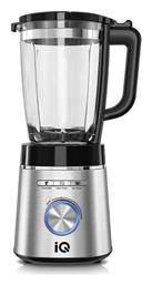 IQ Μπλέντερ για Smoothies με Γυάλινη Κανάτα 1.75lt 1400W Inox