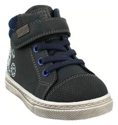 IQ Shoes Arno Παιδικά Μποτάκια με Σκρατς & Κορδόνια Navy Μπλε από το Pitsiriki