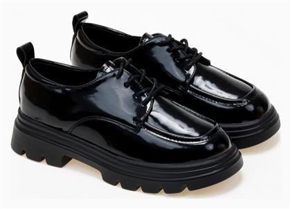 Issue Fashion Γυναικεία Oxfords σε Μαύρο Χρώμα