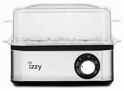 Izzy IZ-8201 Βραστήρας Αυγών 8 Θέσεων 600W Ασημί