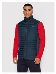 Jack & Jones Αμάνικο Ανδρικό Χειμωνιάτικο Μπουφάν Puffer Navy Μπλε