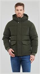 Jack & Jones Ανδρικό Χειμωνιάτικο Μπουφάν Puffer Χακί