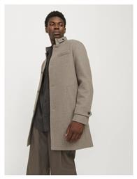 Jack & Jones Ανδρικό Παλτό Greige
