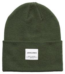 Jack & Jones Ανδρικός Beanie Σκούφος Forest Khaki