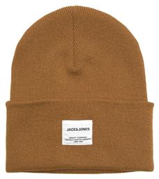 Jack & Jones Ανδρικός Beanie Σκούφος Rubber Camel από το Modivo