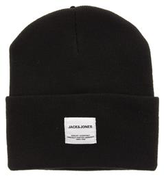 Jack & Jones Beanie Ανδρικός Σκούφος Πλεκτός σε Μαύρο χρώμα