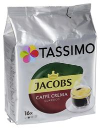 Jacobs Κάψουλες Espresso Crema Classico Συμβατές με Μηχανή Tassimo 16caps από το e-Fresh