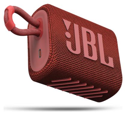 JBL Go 3 Αδιάβροχο Ηχείο Bluetooth 4.2W με 5 ώρες Λειτουργίας Red από το Moustakas Toys