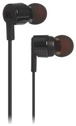 JBL T210 In-ear Handsfree με Βύσμα 3.5mm Μαύρο