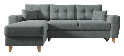 Jessie Γωνιακός Καναπές Κρεβάτι Υφασμάτινος 235x160x85εκ.