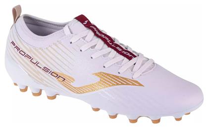 Joma Propulsion Cup AG Χαμηλά Ποδοσφαιρικά Παπούτσια με Τάπες Λευκά