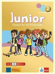 JUNIOR 2 KURSBUCH & ARBEITSBUCH (+Audios online + KLETT BOOK-APP)