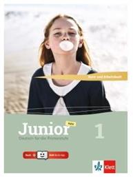 Junior Neu 1 Kursbuch & Arbeitsbuch + Klett Book-app Klett 9789605821593 Www R-shop.gr