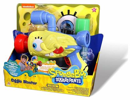 Just Toys Όπλο για Μπουρμπουλήθρες Sponge Bob Giggle Blaster από το Moustakas Toys