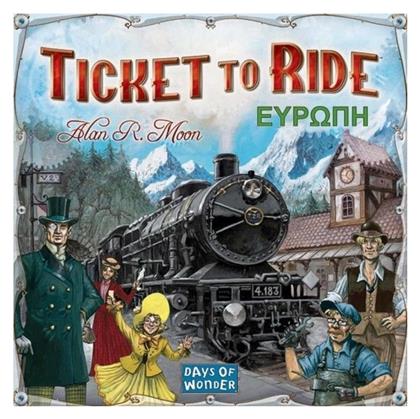 Kaissa Επιτραπέζιο Παιχνίδι Days Of Wonder Ticket To Ride: Ευρώπη για 2-5 Παίκτες 8+ Ετών