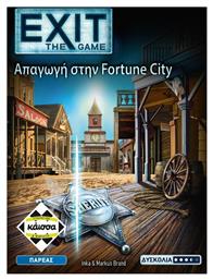 Kaissa Επιτραπέζιο Παιχνίδι Exit Η Απαγωγή στην Fortune City για 1-4 Παίκτες 12+ Ετών (EL) από το BlablaToys