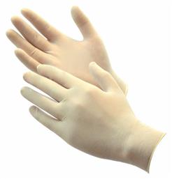 Karabinis Medical Alfashield Alfa Gloves Γάντια Λάτεξ Χωρίς Πούδρα σε Λευκό Χρώμα 100τμχ