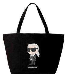 Karl Lagerfeld Γυναικεία Τσάντα Shopper 'Ωμου Μαύρη από το Spartoo