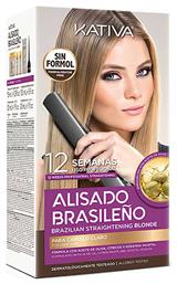 Kativa Brazilian Straightening Σετ Περιποίησης Μαλλιών για Ισιωτική με Σαμπουάν και Μάσκα 6τμχ