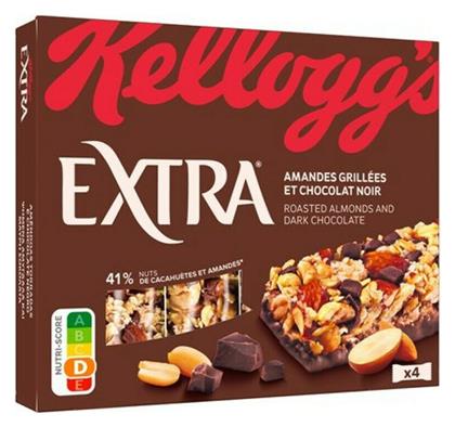 Kellogg's Extra Μπάρα Δημητριακών με Roasted Almonds and Dark Chocolate (4x32gr) 128gr Κωδικός: 30697101