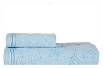 Kentia Atlas Βρεφική Πετσέτα Προσώπου/Χεριών Ciel 40x60cm Βάρους 450gr/m²