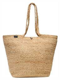 Kentia Ψάθινη Τσάντα Θαλάσσης με Ρίγες