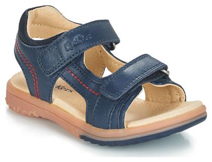 Kickers Παιδικά Πέδιλα Platino Ανατομικά Navy Μπλε