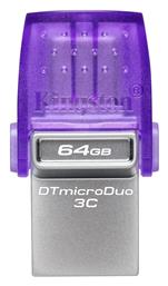 Kingston DataTraveler MicroDuo 3C USB 3.1 USB-A & USB-C