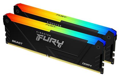 Kingston Fury Beast 16GB DDR4 με 2 Modules (2x8GB) από το e-shop