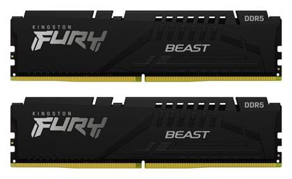 Kingston Fury Beast 16GB DDR5 με 2 Modules (2x8GB) από το e-shop